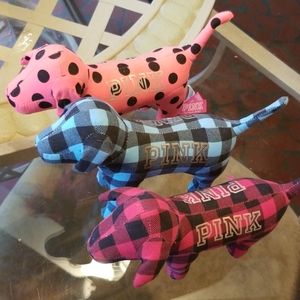 Pink Victoria dogs set 3